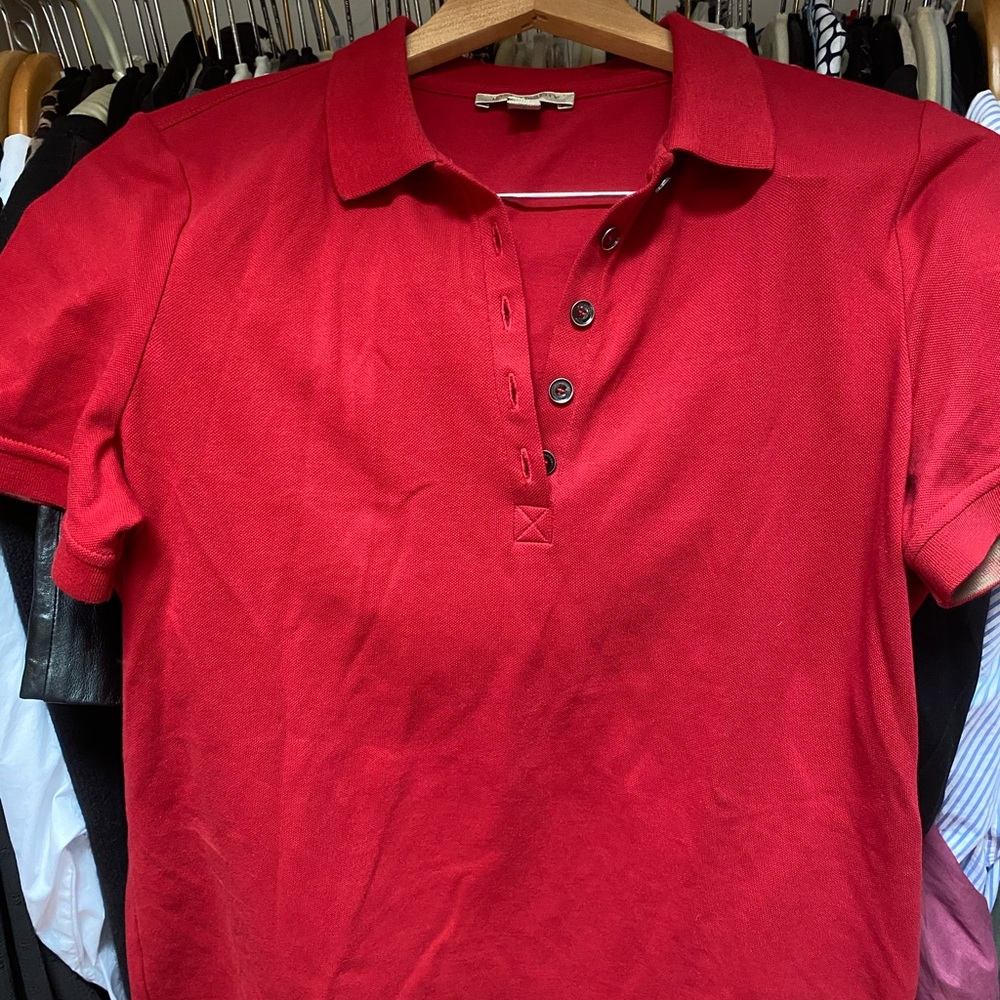 LIKE NEW Women’s Black Burberry Polo Shirt